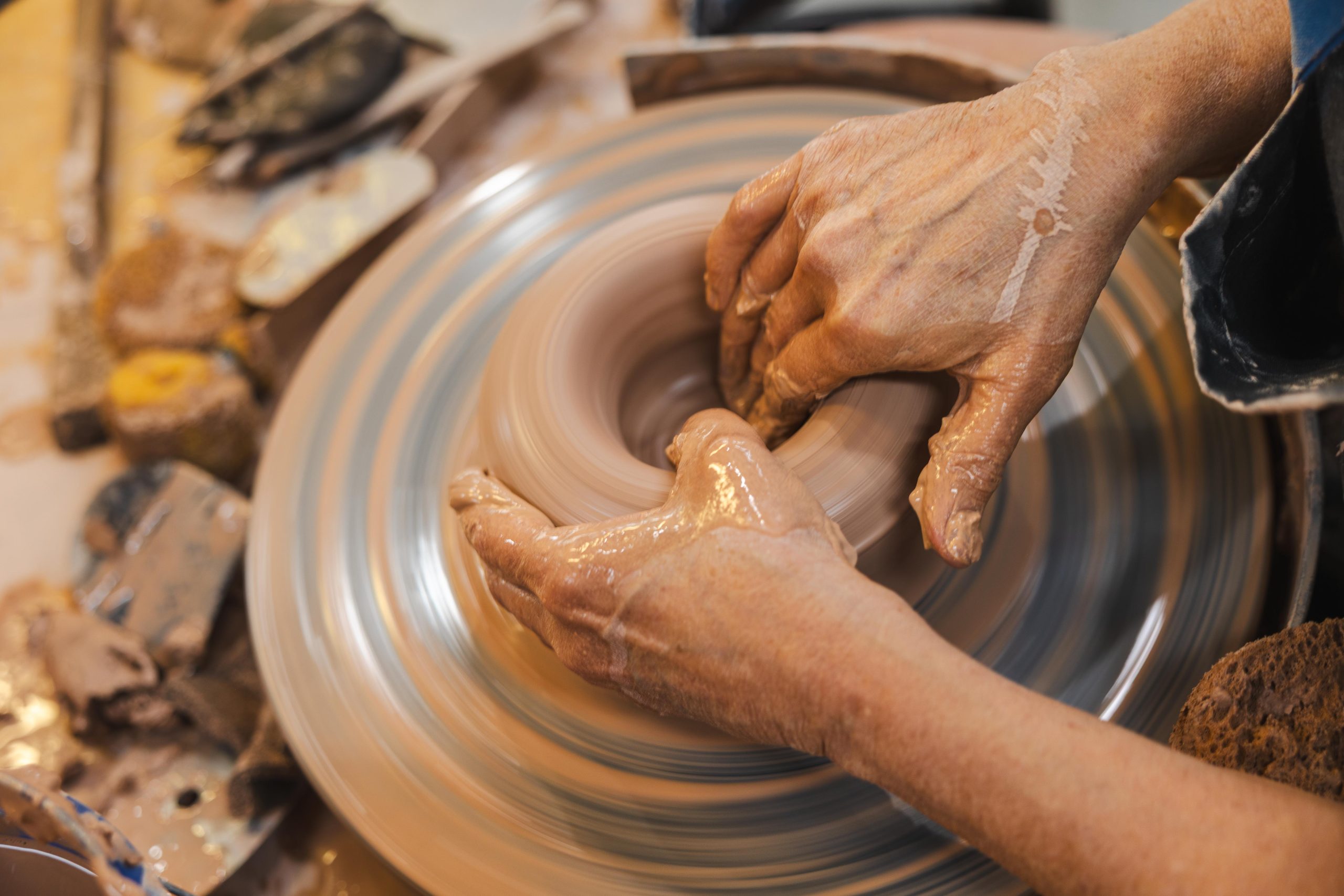 ceramics summer workshop wheel throwing
