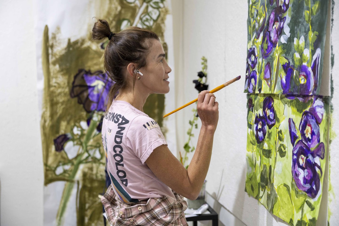 Painting and drawing workshops at Anderson Ranch with artists working in a studio environment