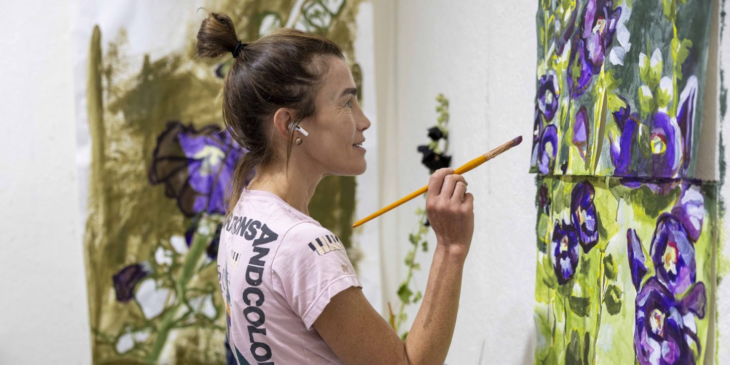 Painting and drawing workshops at Anderson Ranch with artists working in a studio environment