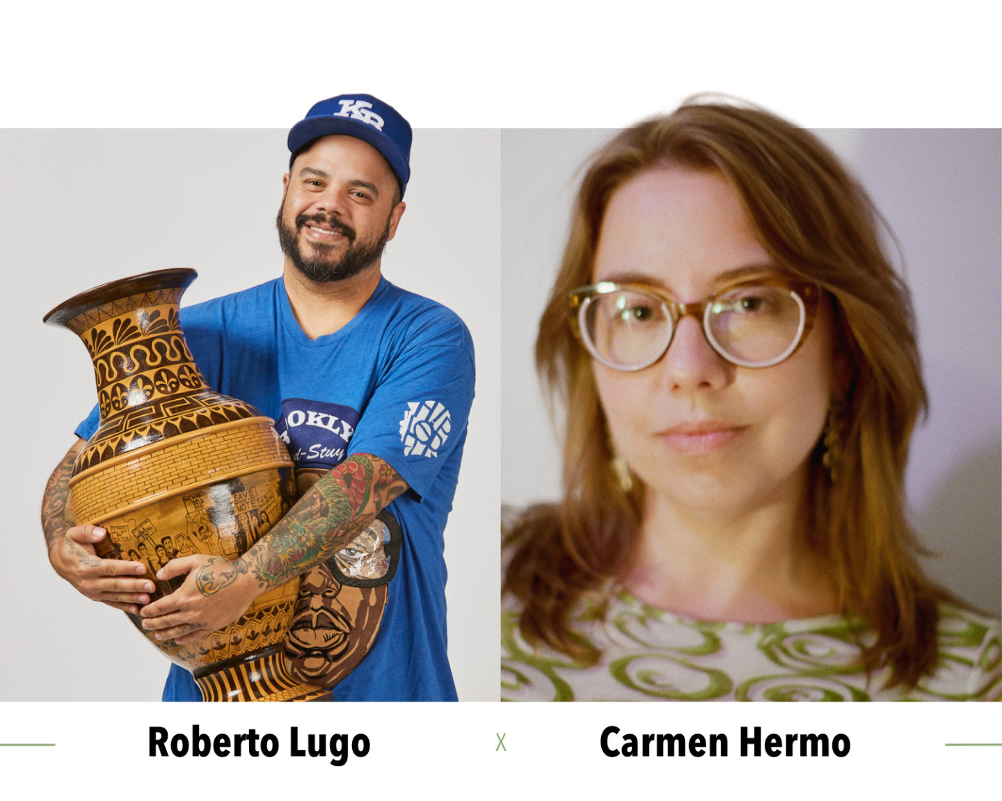 Join Roberto Lugo and Carmen Hermo discussing contemporary ceramic art at Anderson Ranch. Free Summer Series event. Attend in-person or online.