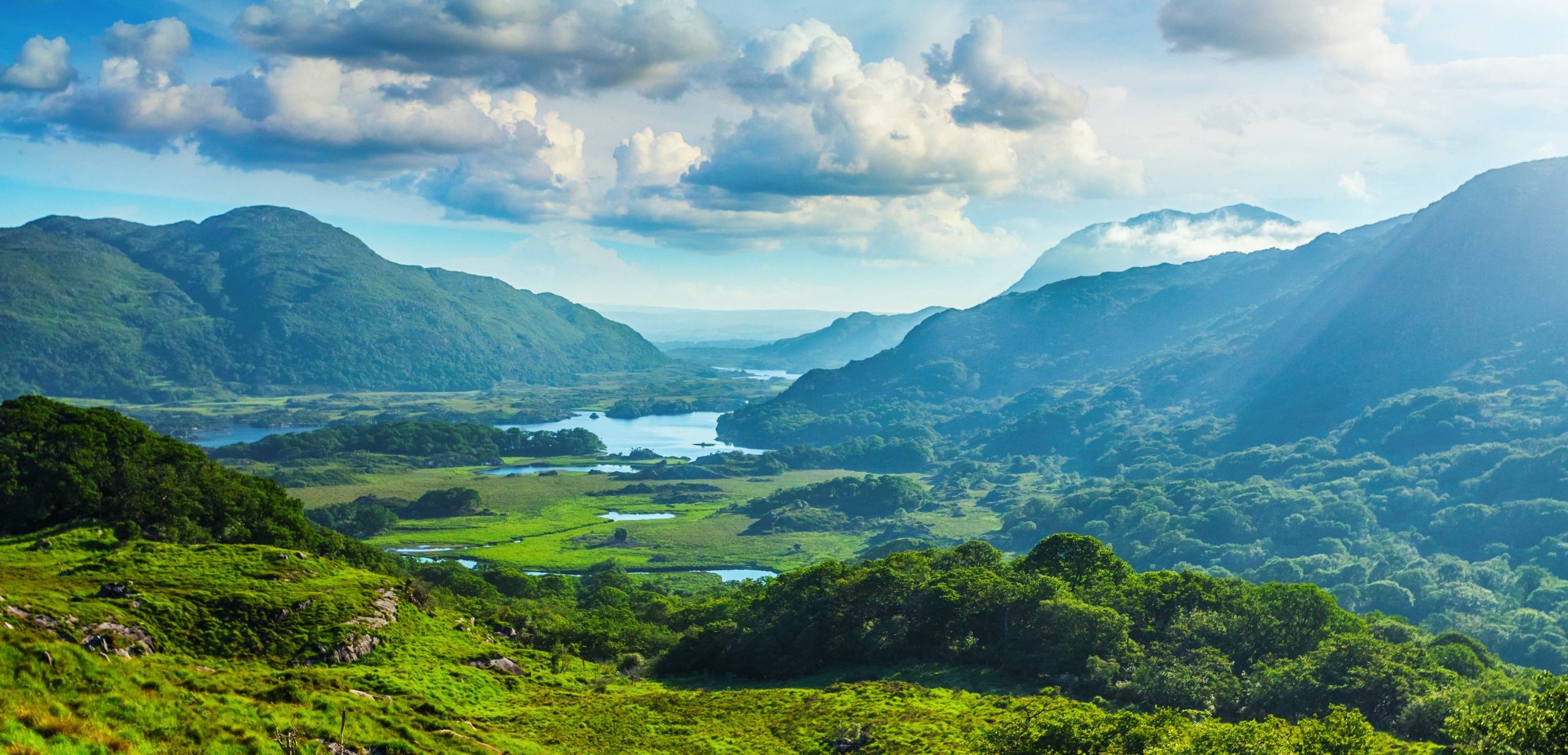 Lakes of Killarney along the Ring of Kerry, County Kerry, Ireland